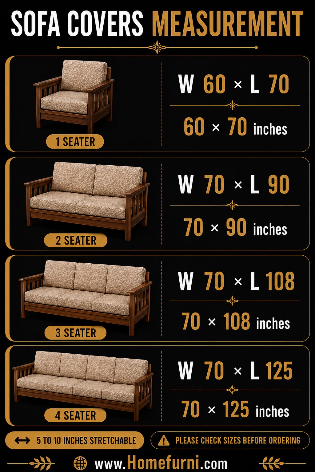 JACQUARD WOODEN SOFA COVER - ZINC