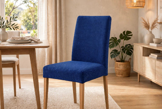 Micro Mesh  Dining Chairs -   Blue  Color