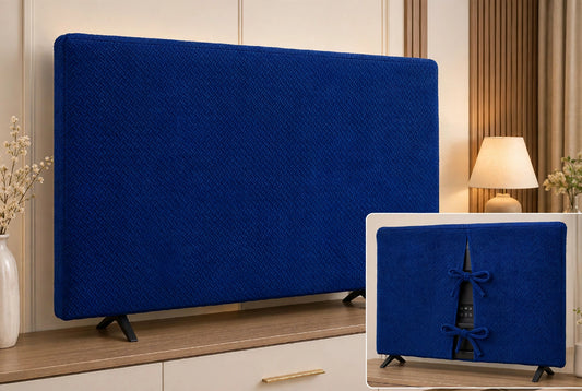 Premium LED TV Cover - Color Blue