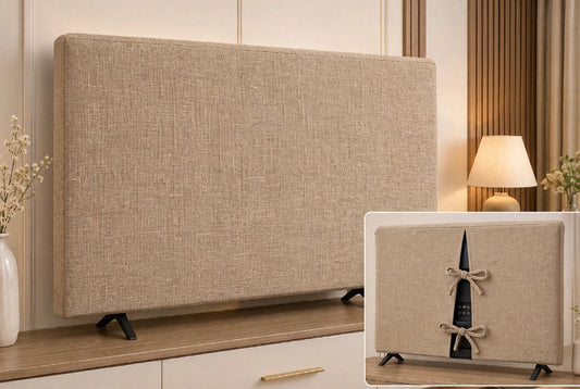 Premium LED TV Cover - Color Fawn