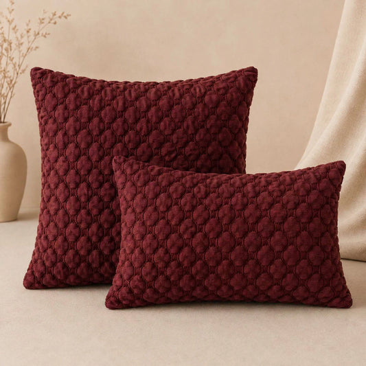 Butterfly Cushion Cover - Color  Maroon