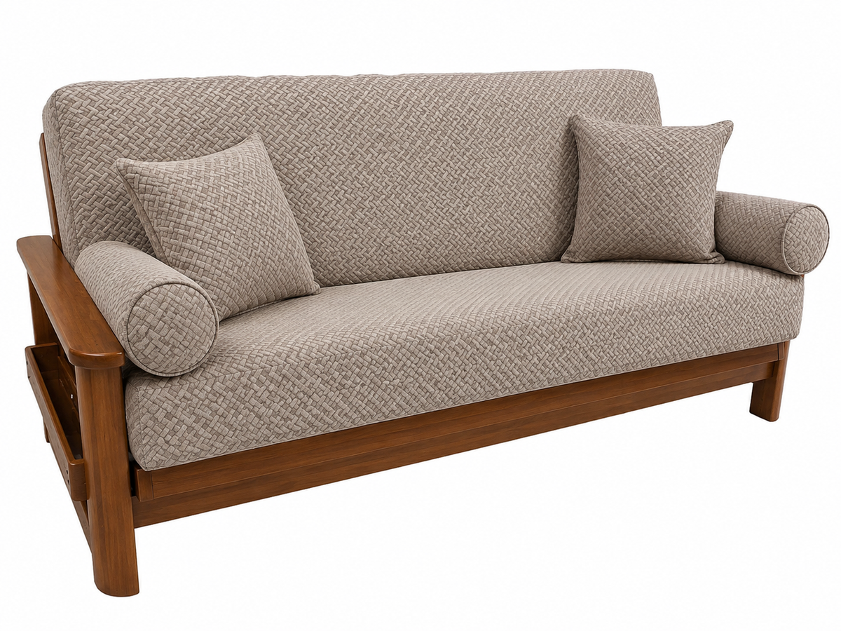 JACQUARD WOODEN SOFA COVER - MOUSE