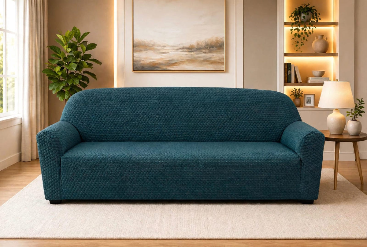 BUTTERFLY FABRIC SOFA COVER - ZINC